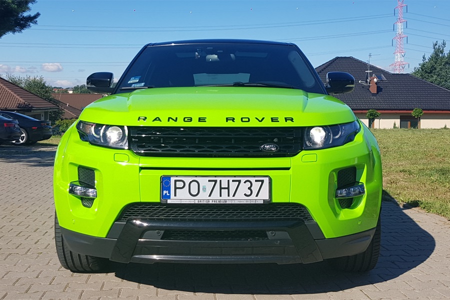 Zmiana koloru auta Range Rover 